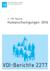  VDI Wissensforum GmbH - Humanschwingungen 2016