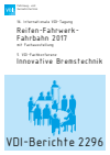  VDI Wissensforum GmbH - 16. Internationale VDI-Tagung Reifen-Fahrwerk-Fahrbahn 2017