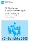  VDI Wissensforum GmbH - 26. Deutscher Materialfluss-Kongress 2017