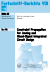 Krinke Andreas - Constraint Propagation for Analog and Mixed-Signal Integrated Circuit Design