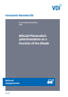 Eva-Maria Grommes - Bifacial Photovoltaic yield Simulation as a Function of the Albedo