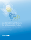 Werner Lang - PLEA 2013 Munich: Sustainable Architecture for a Renewable Future.